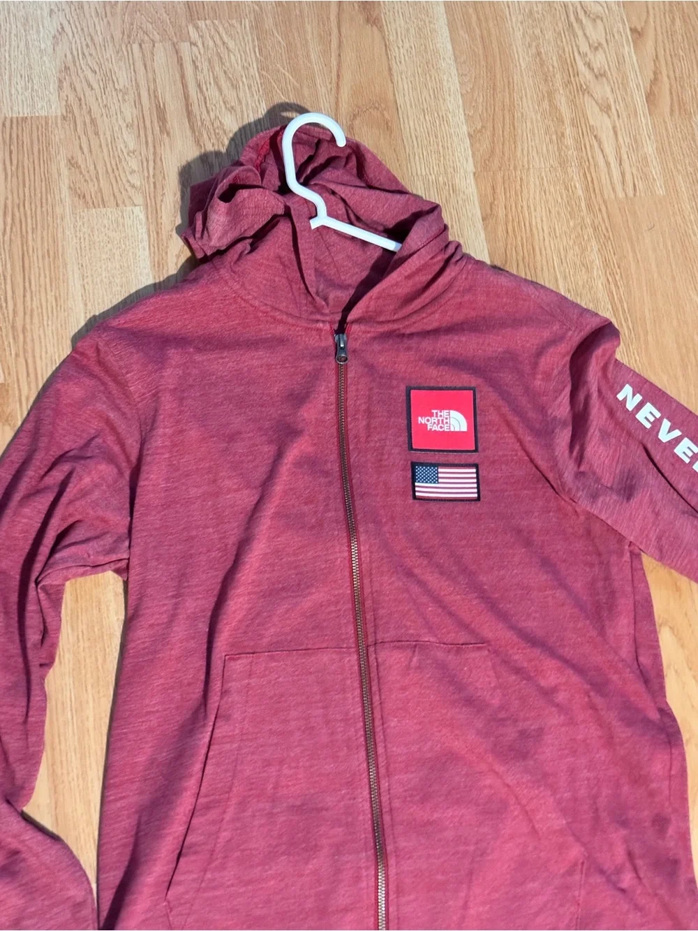 The North Face maroon men’s